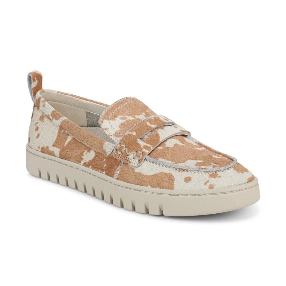 VIONIC Uptown Loafer Color: Brown Multi Haircalf